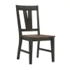 Intercon HP-CH-270W-BBP-RTA Harper - Splat Chair - Brushed Brown / Pecan