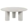Coaster Fine Furniture 709668-S3 Astoria - 3 Piece Marble Coffee And End Table Set - White
