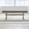 Liberty Furniture 528-C9001B Hallendale - Upholstered Dining Bench - Gravel Wash