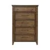 Liberty Furniture 930-BR41 Carolina Park - 5 Drawer Chest - Amber Brown