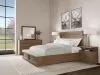 Riverside Furniture 73986-73983-73979 Riverside Furniture 73986-73983-73979 Cascade - King Storage Bed With Light - Casual Mink