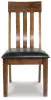 Ashley Furniture D594-01 Ralene - Dining UPH Side Chair (Set of 2) - Medium Brown