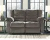 Ashley Furniture 9860686 Tulen - Reclining Loveseat - Gray