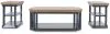 Ashley Furniture T402-13 Landocken - Occasional Table Set (Set of 3) - Brown / Blue