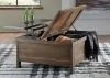 Ashley Furniture T731-9 Moriville - Lift Top Cocktail Table - Grayish Brown