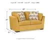 Ashley Furniture 6750635 Keerwick - Loveseat - Sunflower