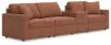 Ashley Furniture 92102S29 Ashley Furniture 92102S29 Modmax - 4-Piece Sectional With Storage Console - Spice