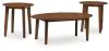 Ashley Furniture T155-13 Gordonay - Occasional Table Set (Set of 3) - Brown
