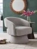 Ashley Furniture A3000757 Nashkins - Swivel Accent Chair - Pebble