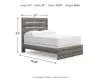 Ashley Furniture PCB2405B13 Ashley Furniture PCB2405B13 Graystorm - Full Panel Bed - Brown Gray