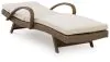 Ashley Furniture PCP790-815 Laguna Heights - Chaise Lounge With Cushion - Beige