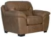 Jackson Furniture Industries 445301-1227/49-3027/49 Jackson Furniture Industries 445301-1227/49-3027/49 Grant - Faux Leather Chair & 1/2 - Silt