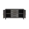 Liberty Furniture 406-HO120 Modern Farmhouse - Credenza - Dusty Charcoal