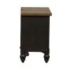 Liberty Furniture 615-BR61-B Americana Farmhouse - 2 Drawer Nightstand With Charging Station - Black