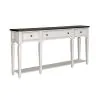 Liberty Furniture 417-AT72 Allyson Park - Hall Table - Wirebrushed White / Charcoal