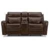 Liberty Furniture 7005CG-22P Blair - Loveseat With Console P2 & ZG - Cognac