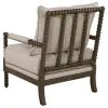 CoasterElevations 905362 Blanchett - Upholstered Bobbin Accent Chair - Beige And Natural