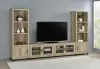 Coaster Fine Furniture 736283-SET Sachin - 3 Piece TV Entertainment Center - Antique Pine