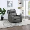 Coaster Fine Furniture 603193 Raelynn - Upholstered Track Arm Recliner - Gray