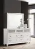 CoasterEveryday 205893M Barzini - 7-Drawer Dresser With Mirror - White