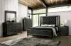 Furniture of America CM7584CK-BED Demetria - California King Bed - Metallic Gray