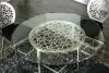 Furniture of America FOA3743PT-TABLE Abner - Counter Height Table - Silver