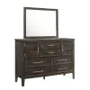 New Classic 00-677B-DM New Classic 00-677B-DM Andover - Dresser & Mirror - Nutmeg