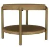 Coaster Fine Furniture 706188-S3 Arini - 3 Piece Round Coffee And End Table Set - Sand Wash