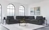 Coaster Fine Furniture 609530P-SETA Collins - 7 Piece Modular Power Reclining Sectional - Dark Gray