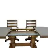 Intercon CL-TA-4296-WCT-C Colonial Oak - Trestle Table - Weathered Chestnut