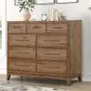 Liberty Furniture 936-BR32 Shaker Lakes - 9 Drawer Chesser - Harvest Brown