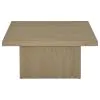 Coaster Fine Furniture 710918 Devar - Square Engineered Wood Cocktail Coffee Table - Latte