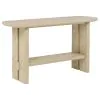 Coaster Fine Furniture 706589 Kailani - Coastal Sofa Console Table With Shelf - Beige Oak