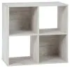 Ashley Furniture EA1811-2X2 Ashley Furniture EA1811-2X2 Paxberry - Four Cube Organizer - Whitewash