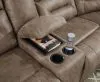 Ashley Furniture 83106S4 Ashley Furniture 83106S4 Ravenel - 4-Piece Power Reclining Sectional With Raf Power Reclining Loveseat With Console - Fossil