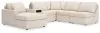Ashley Furniture 92103S24 Ashley Furniture 92103S24 Modmax - 6-Piece Sectional With Laf Corner Chaise And Audio Console - Oyster