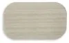 Ashley Furniture P711-701 Kimora - Rectangular Cocktail Table - Beige / Dark Brown