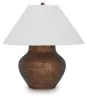 Ashley Furniture L207664 Whitham - Metal Table Lamp - Antique Copper Finish