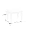 Pulaski Furniture P269136 Camila - Vanity Stool - Creamy White