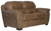 Jackson Furniture Industries 445302-1227/49-3027/49 Jackson Furniture Industries 445302-1227/49-3027/49 Grant - Faux Leather Loveseat - Silt