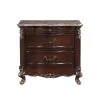 New Classic B532-040 Constantine - Nightstand With Marble Top - Cherry