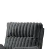New Classic U5482-18-BLK Embrace - Swivel Accent Chair - Charcoal