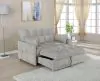 CoasterEssence 508307 Cotswold - Upholstered Convertible Sleeper Sofa Bed - Light Gray