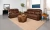 Coaster Fine Furniture 508281-S2 Ellington - 2 Piece Upholstered Padded Arm Sofa Set - Dark Brown