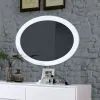 Furniture of America CM7386WH-MO Lennart - Oval Mirror - White