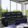 Furniture of America CM6567-SF Sirius - Power Sofa - Black