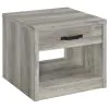 Coaster Fine Furniture 707728-S3 Felix - 3 Piece Coffee And End Table Set - Gray Driftwood