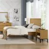 Intercon NP-BR-5464Q-NTO-C Newport - Queen Bed - Natural Oak