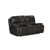 New Classic U093-25-CHG New Classic U093-25-CHG Brookings - Console Loveseat With Dual Recliners - Charcoal