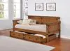 CoasterEssence 300676 Oakdale - Wood Storage Trundle - Rustic Honey